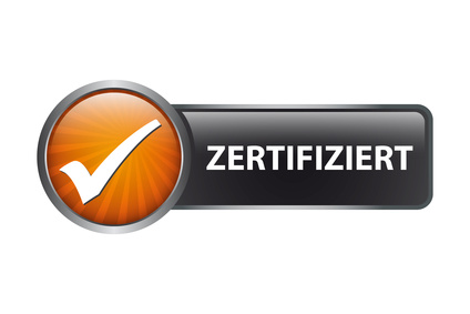 Zertifiziert Button